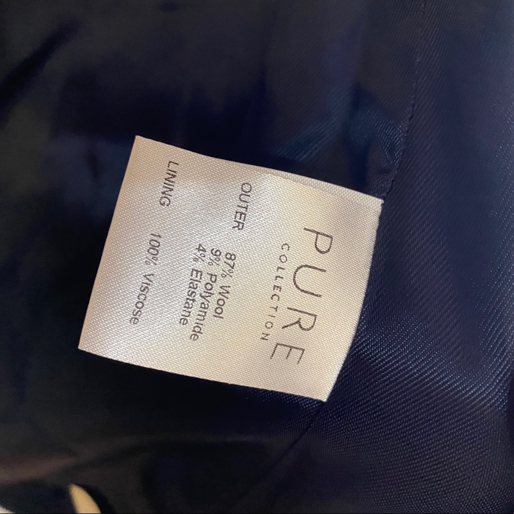🔥SOLD🔥 PURE Blazer Navy With Gold Hardware Size 8/10 - Picture 7 of 14